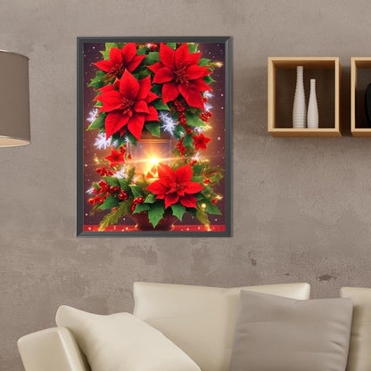 Christmas Atmosphere - Full Round Drill Diamond Painting 30*40CM