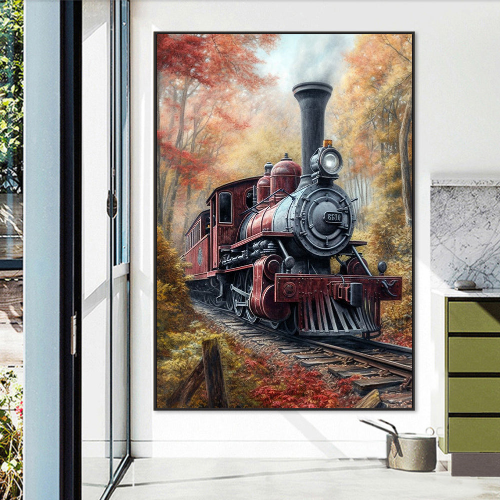 Train - Full Square Drill Diamond Painting 50*70CM