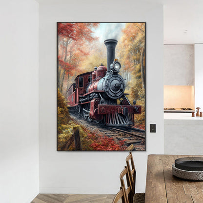 Train - Full Square Drill Diamond Painting 50*70CM