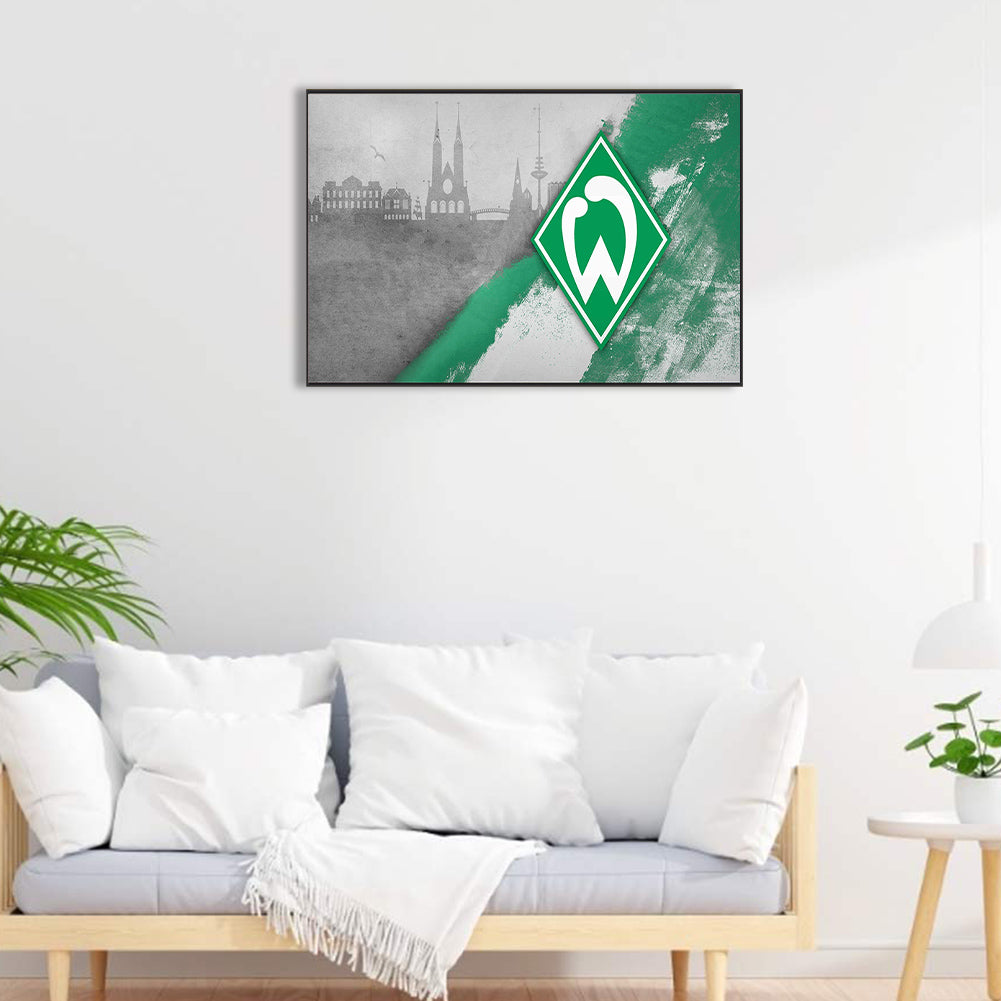 Werder Bremen Sports Club - Full Round Drill Diamond Painting 60*40CM