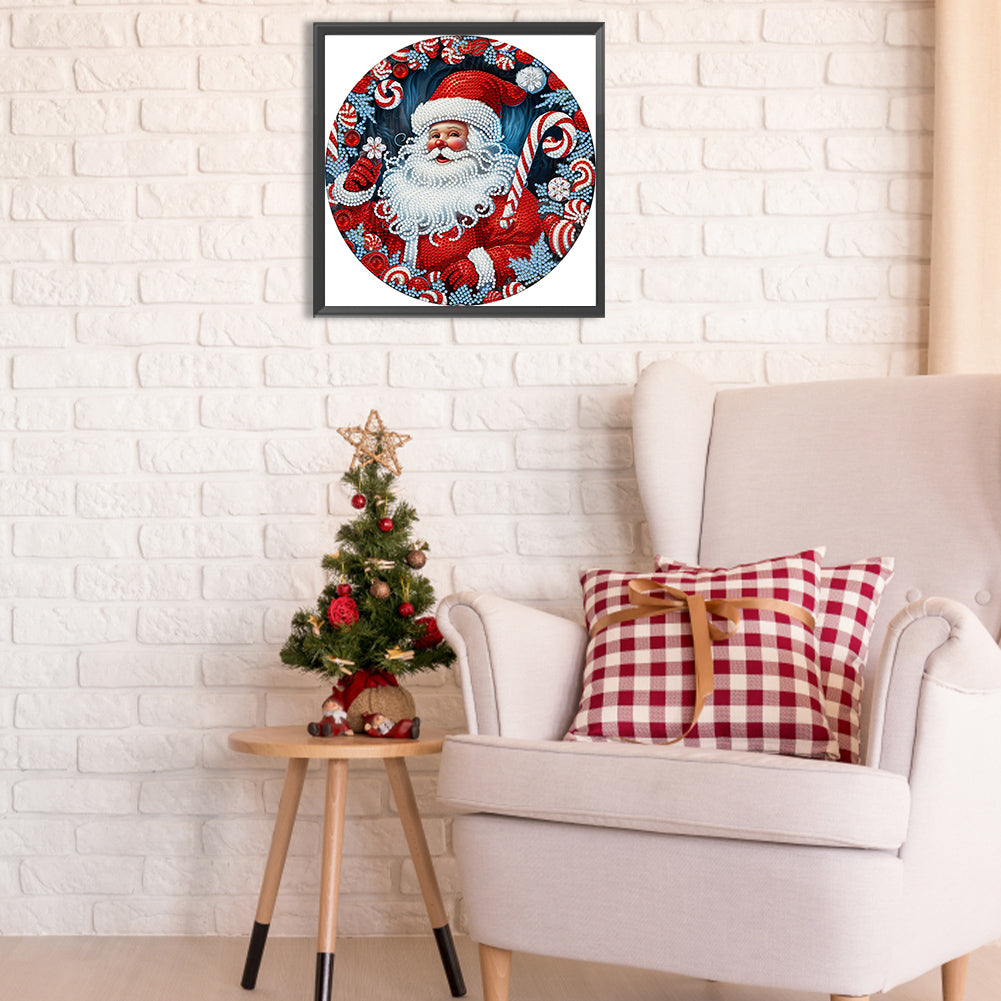 Santa Claus - Special Shaped Drill Diamond Painting 30*30CM