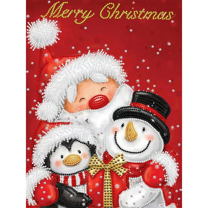 Snowman - Special Shaped Drill Diamond Painting 30*40CM