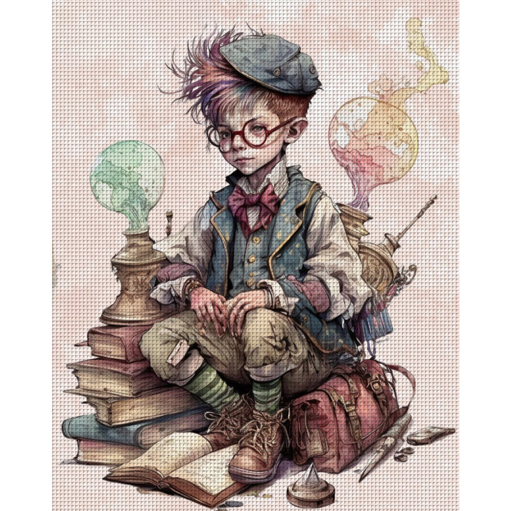 Potion Master - 11CT Stamped Cross Stitch 50*60CM(Joy Sunday)