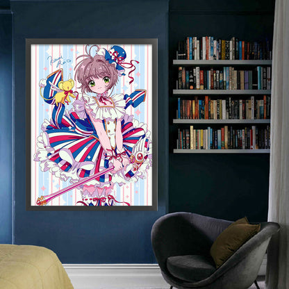 Cardcaptor Sakura - 11CT Stamped Cross Stitch 50*65CM(Joy Sunday)