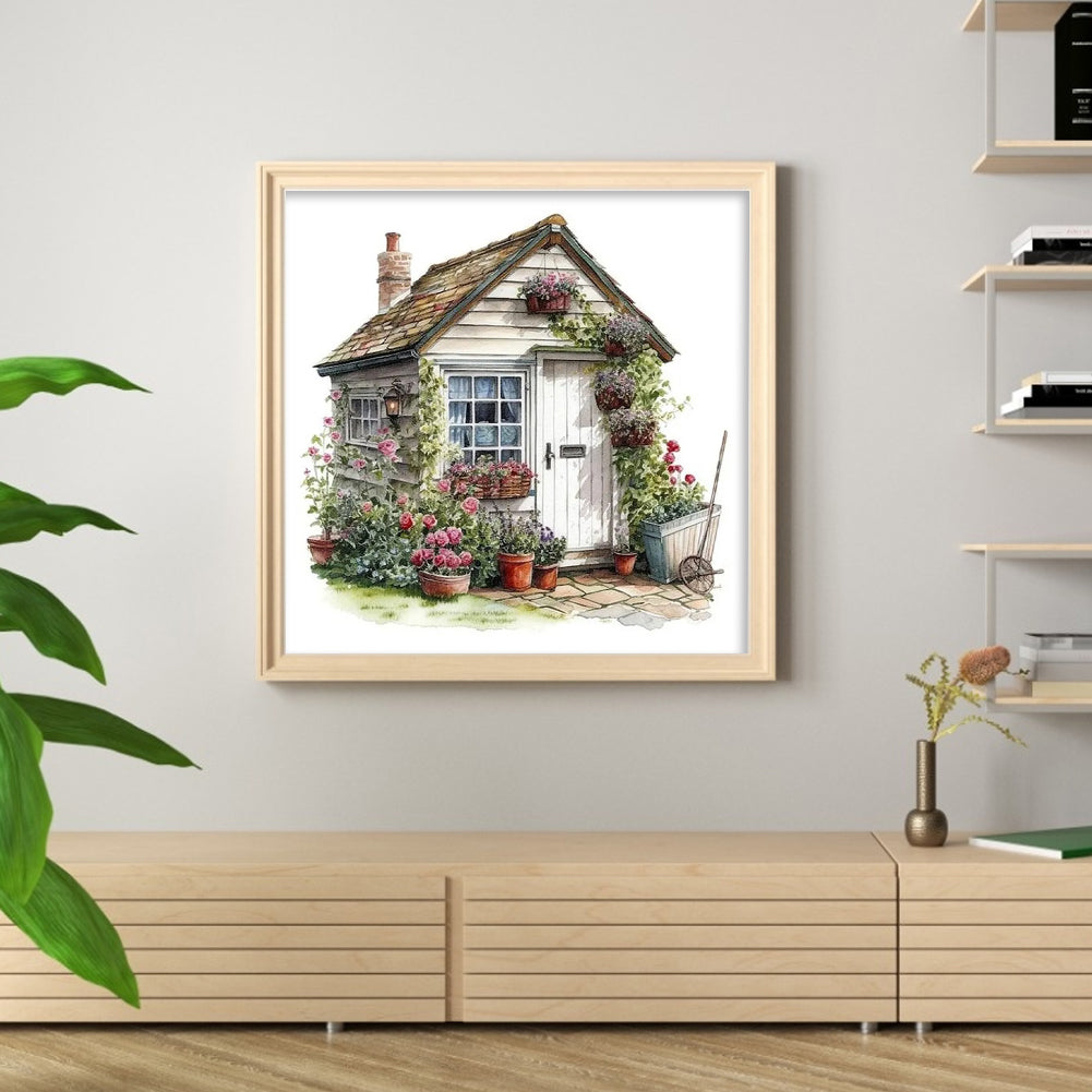 Country Cabin - 11CT Stamped Cross Stitch 60*60CM(Joy Sunday)