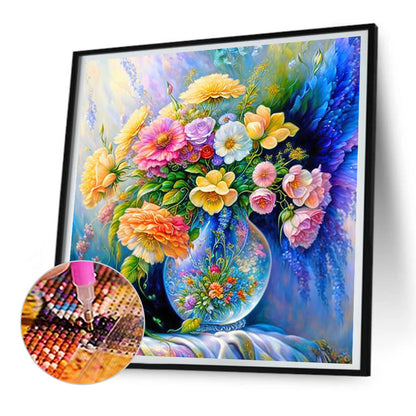 Beautiful Flowers - Full Round Drill Diamond Painting 30*30CM