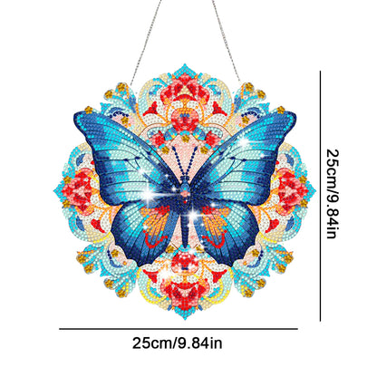 Acrylic Gorgeous Butterfly Single-Sided Diamond Painting Hanging Pendant (#3)