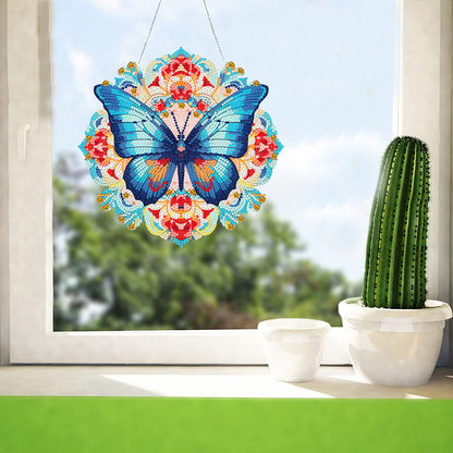 Acrylic Gorgeous Butterfly Single-Sided Diamond Painting Hanging Pendant (#3)