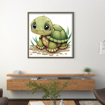 Turtle - 11CT Stamped Cross Stitch 40*40CM(Joy Sunday)