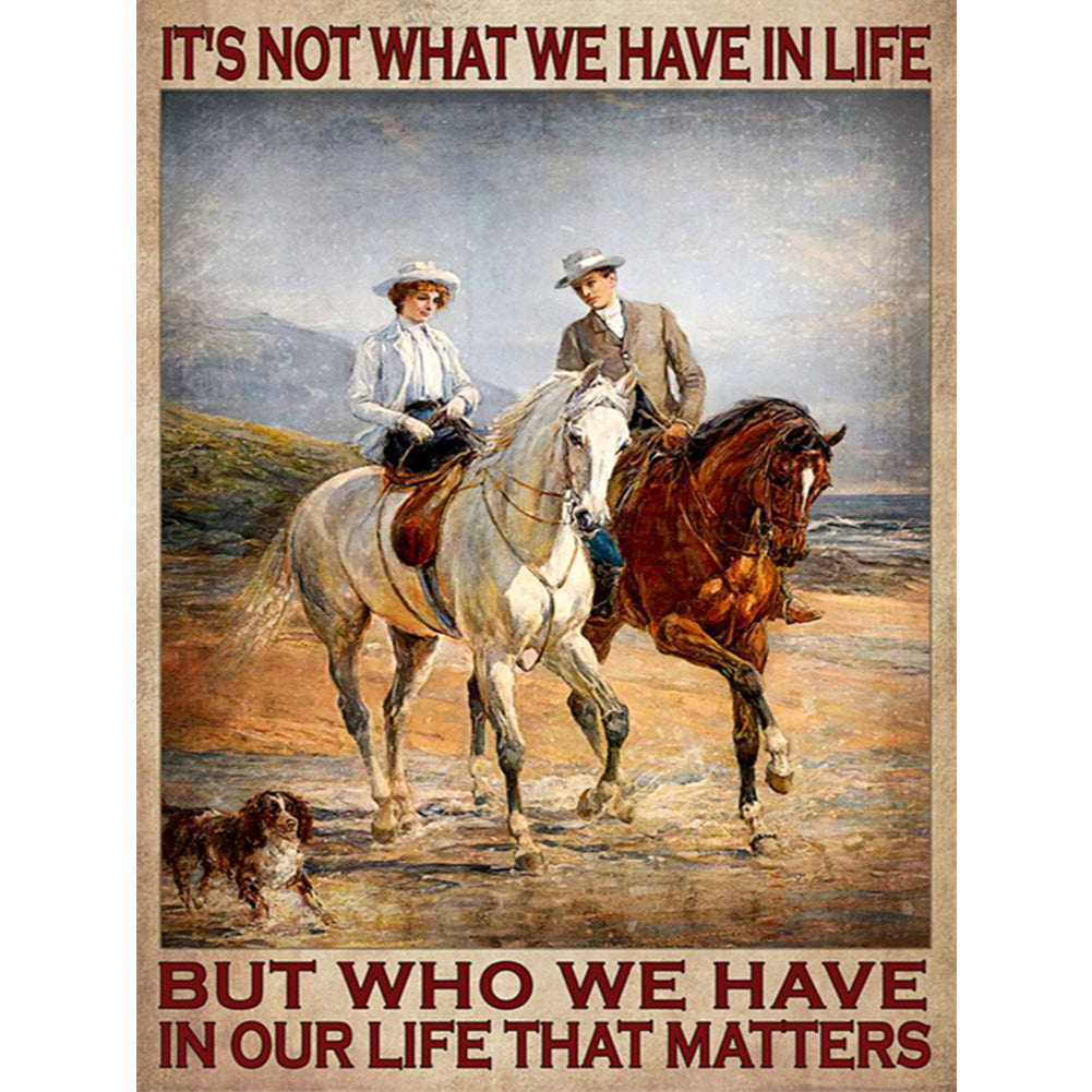 Cowboy - 11CT Stamped Cross Stitch 40*55CM(Joy Sunday)