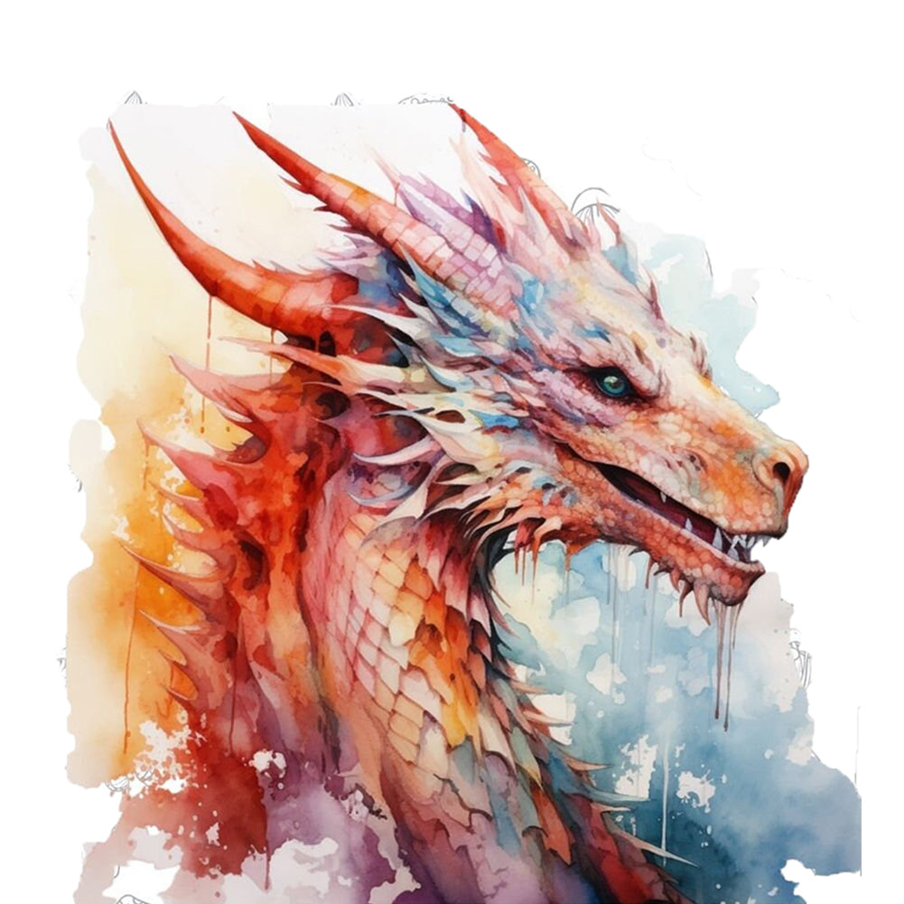 Dragon - 11CT Stamped Cross Stitch 55*60CM(Joy Sunday)