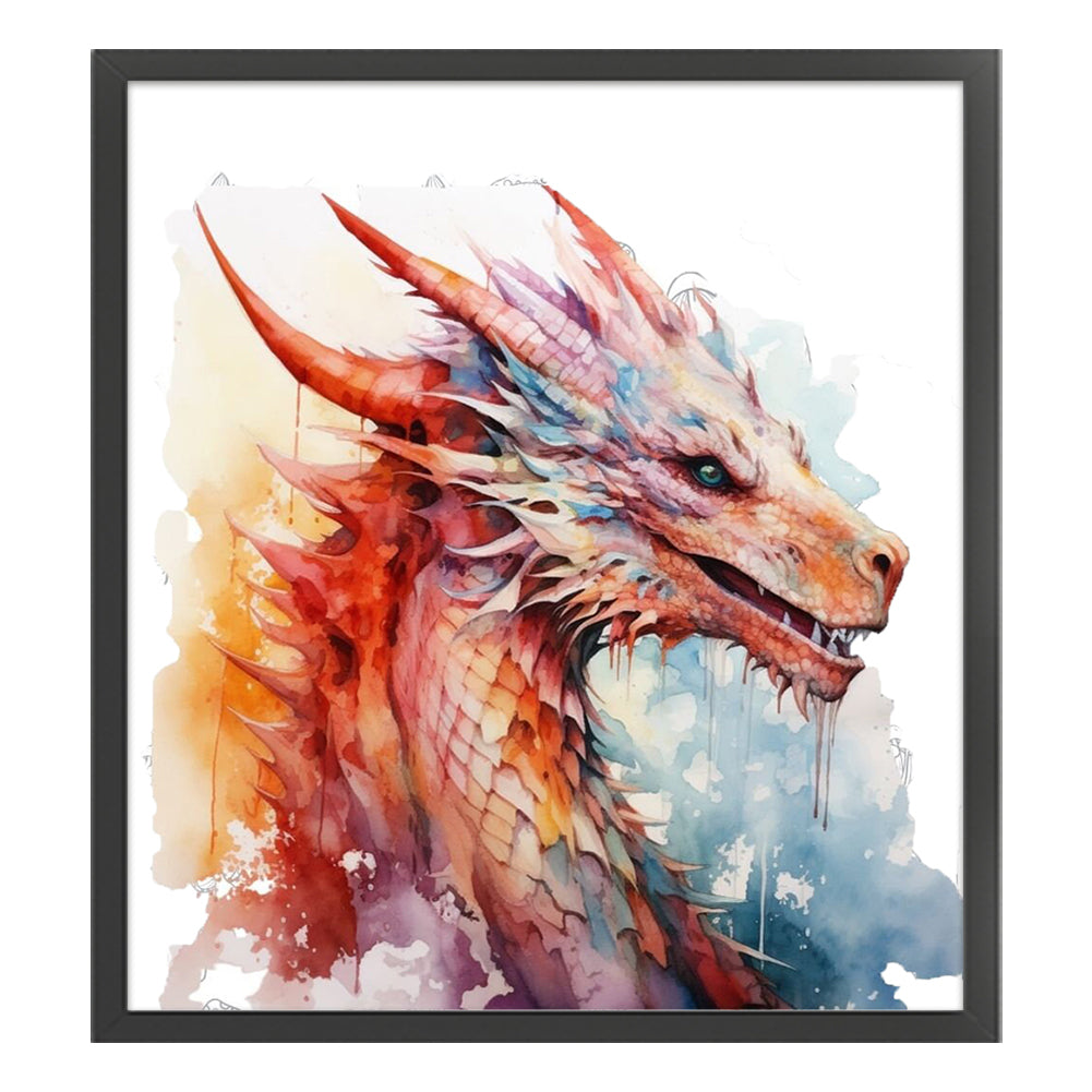 Dragon - 11CT Stamped Cross Stitch 55*60CM(Joy Sunday)