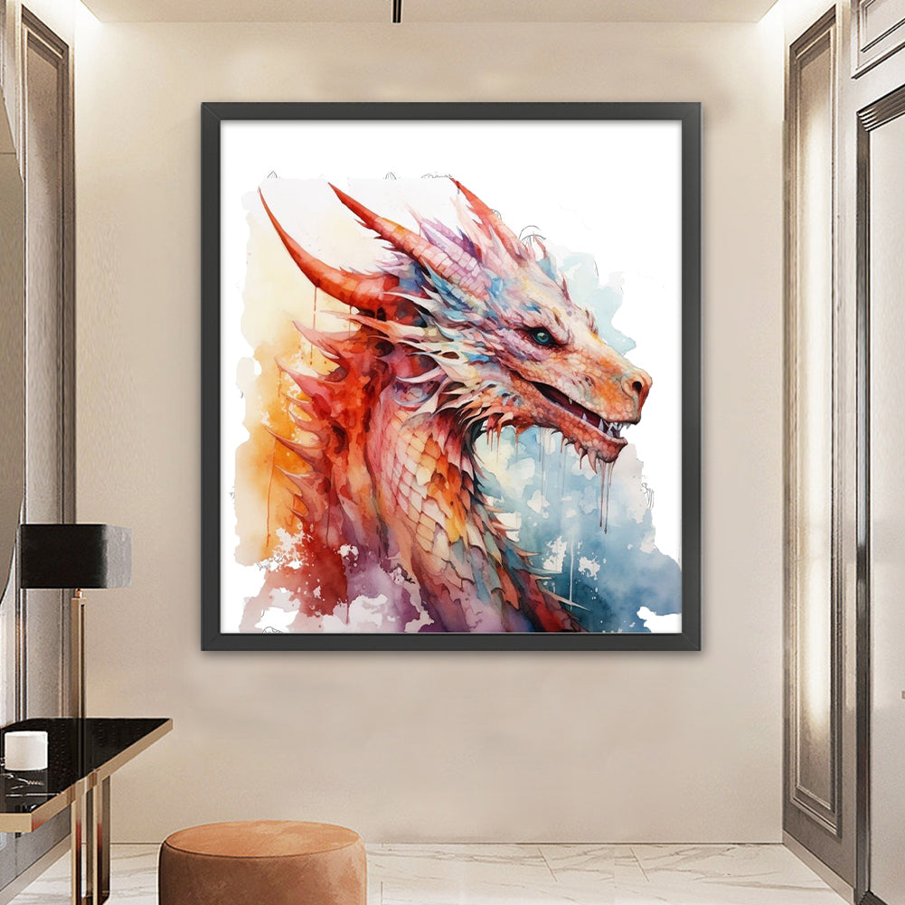 Dragon - 11CT Stamped Cross Stitch 55*60CM(Joy Sunday)