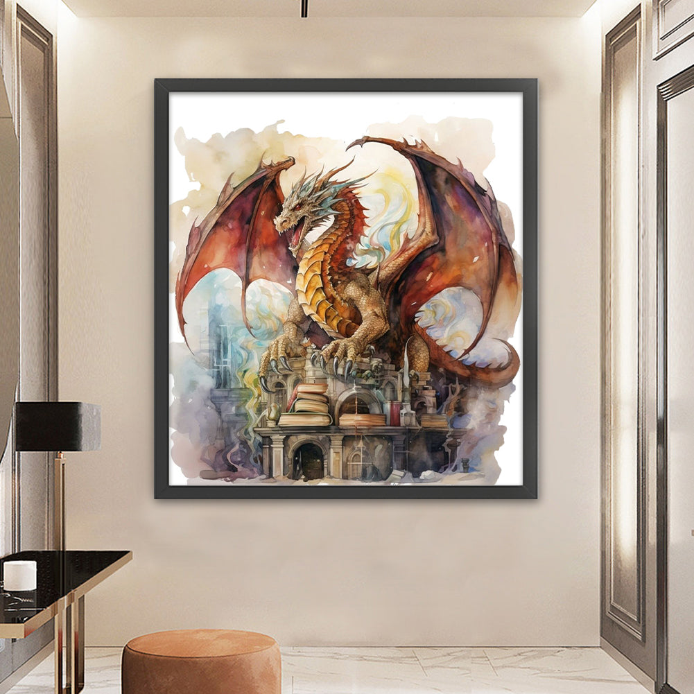 Dragon - 11CT Stamped Cross Stitch 55*60CM(Joy Sunday)