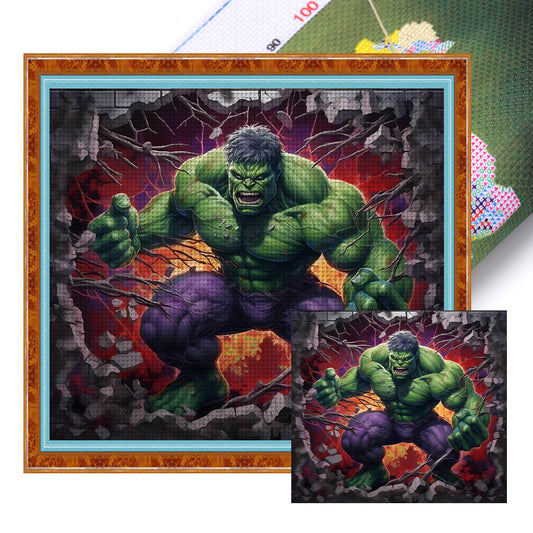 Hulk - 11CT Stamped Cross Stitch 50*45CM(Joy Sunday)