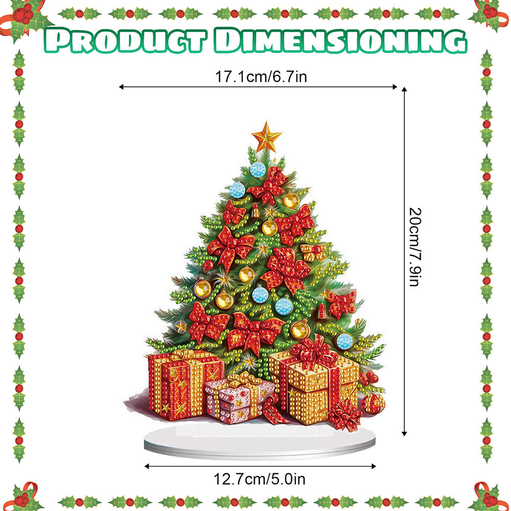 Diamond Painting Desktop Ornaments Kit for Office Desktop Decor (Gifts and Tree)