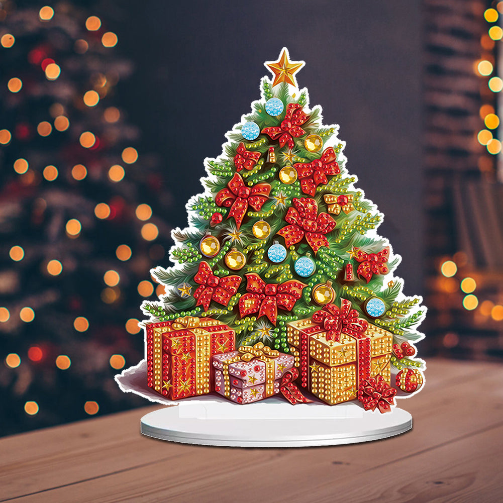 Diamond Painting Desktop Ornaments Kit for Office Desktop Decor (Gifts and Tree)