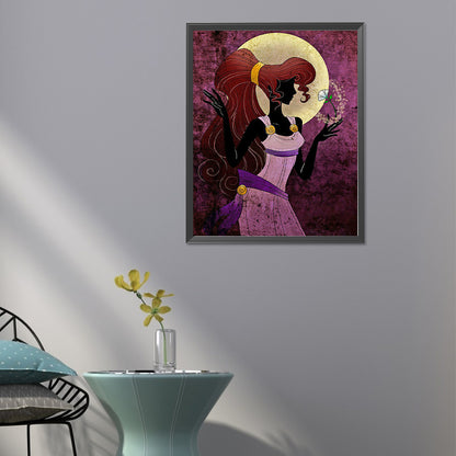 Migra Silhouette - Full Round Drill Diamond Painting 40*50CM