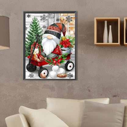 Christmas Gnome - Full Square Drill Diamond Painting 30*40CM