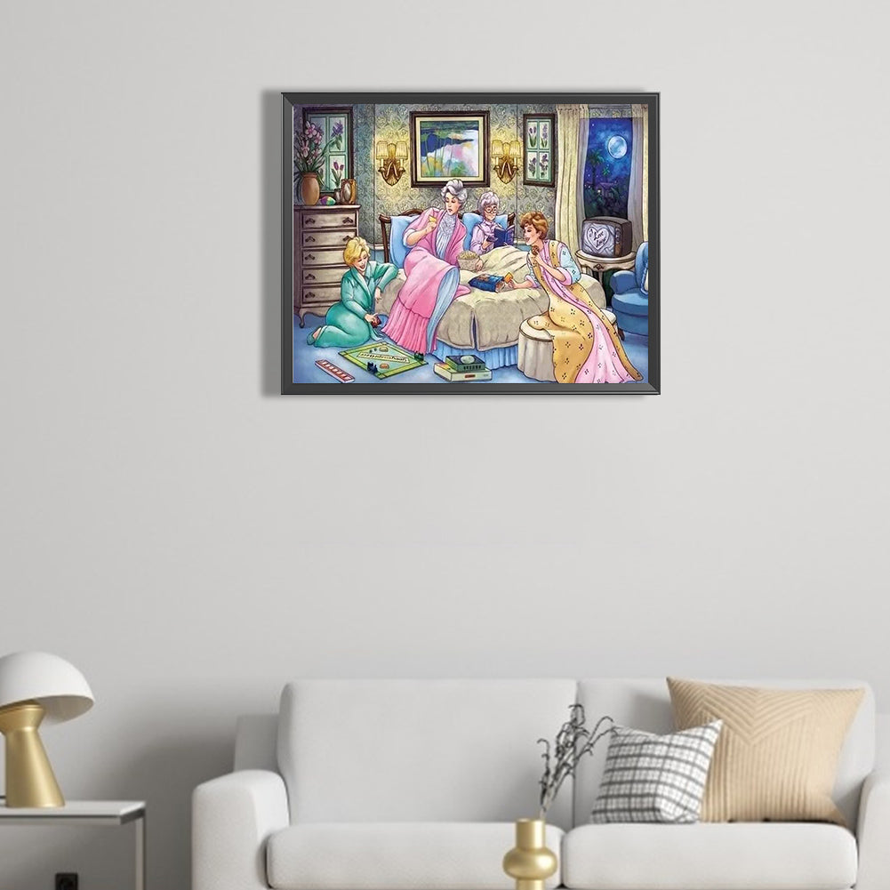 Evening Party - Full Square Drill Diamond Painting 50*40CM