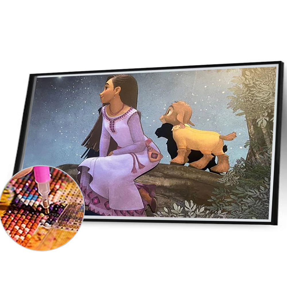 Star Wish - Full Round Drill Diamond Painting 40*30CM