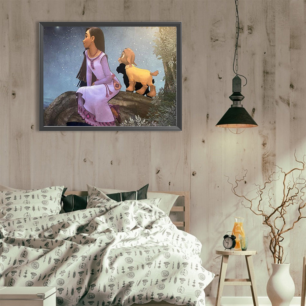 Star Wish - Full Round Drill Diamond Painting 40*30CM