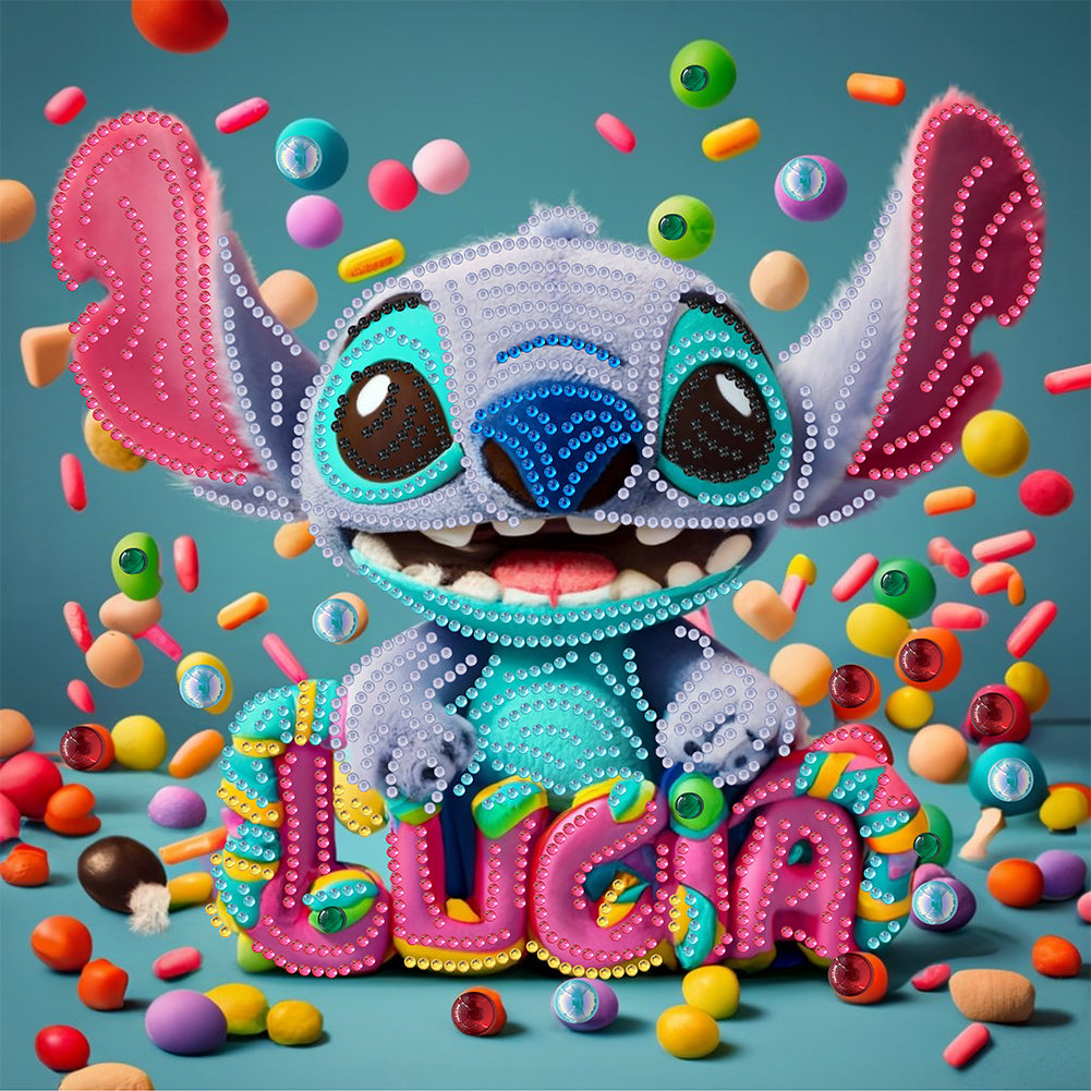 Stitch - Special Shaped Drill Diamond Painting 30*30CM