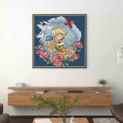 Little Prince - 14CT Stamped Cross Stitch 29*28CM(Joy Sunday)