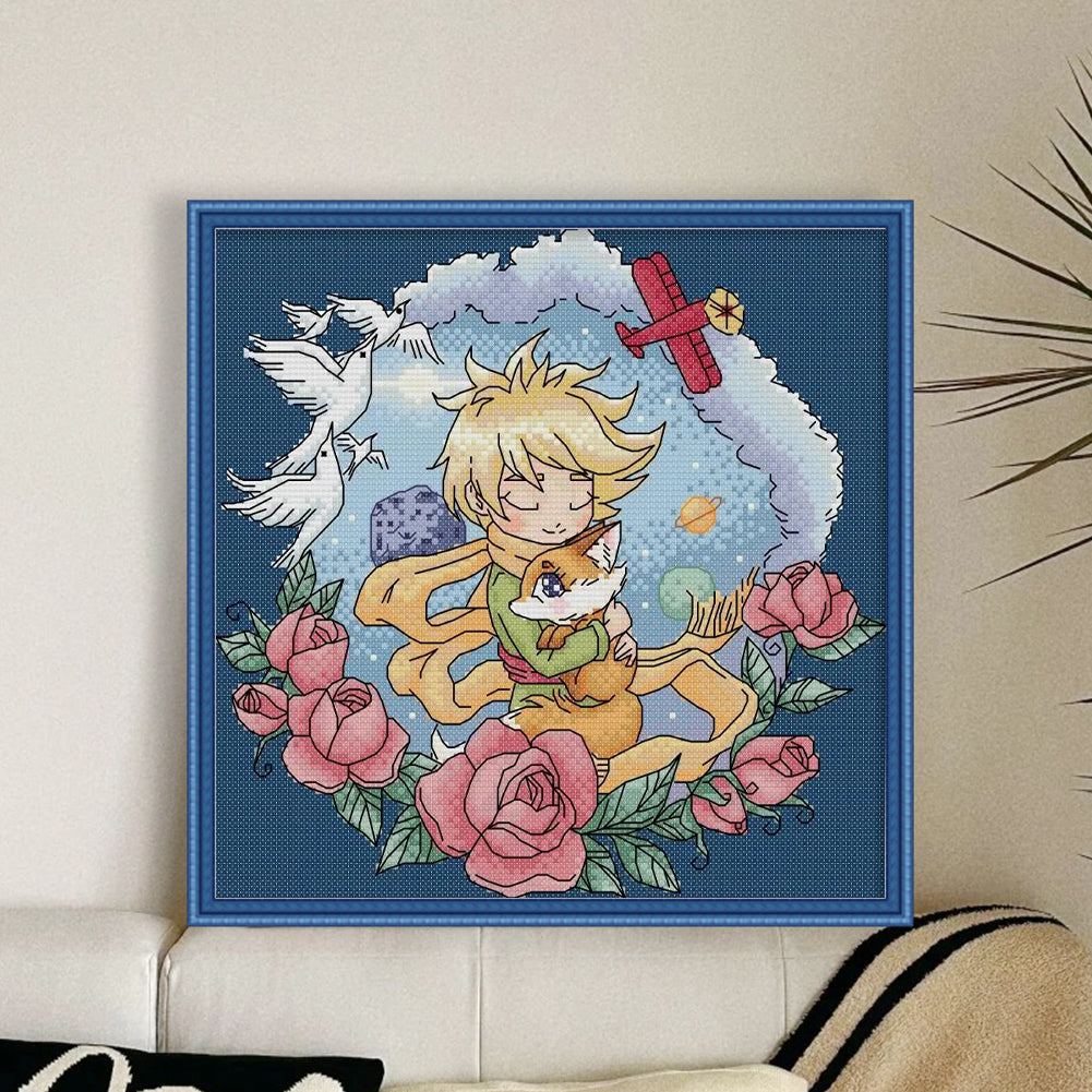 Little Prince - 14CT Stamped Cross Stitch 29*28CM(Joy Sunday)