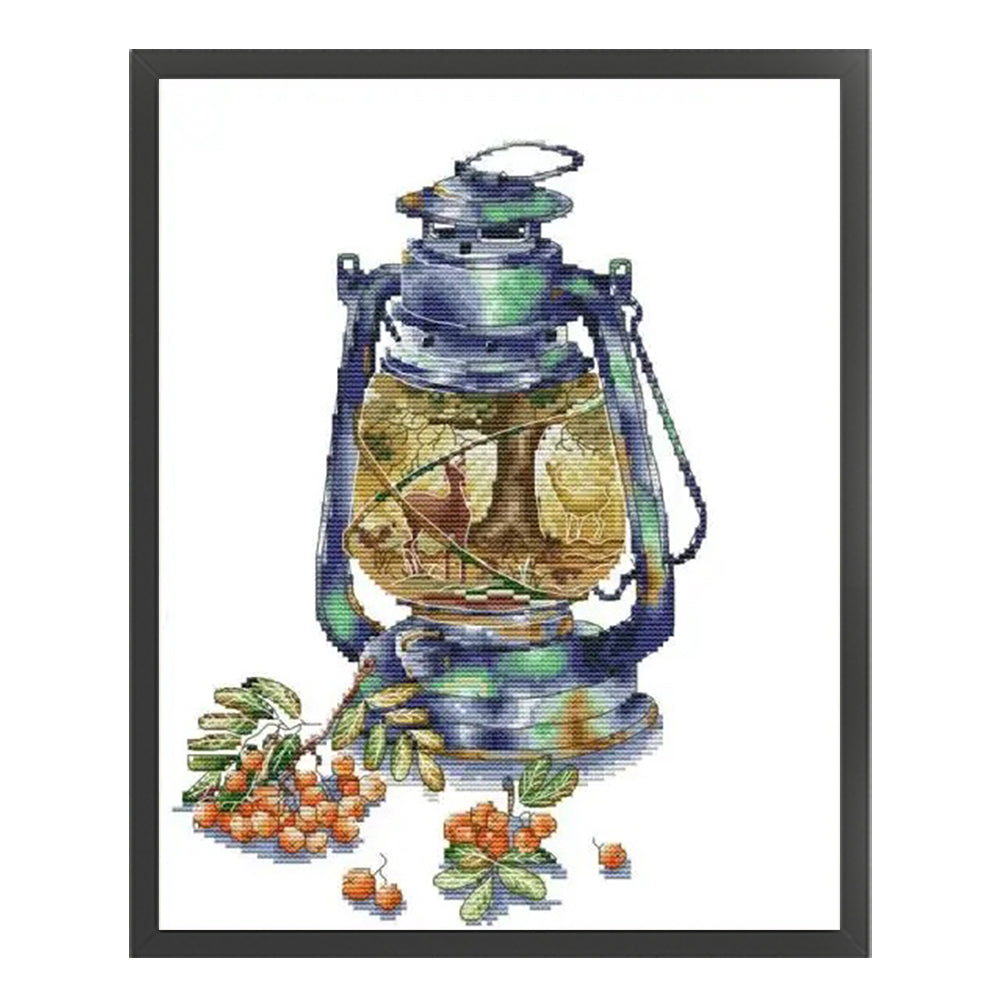 Autumn Impression 2 - 14CT Stamped Cross Stitch 30*37CM(Joy Sunday)