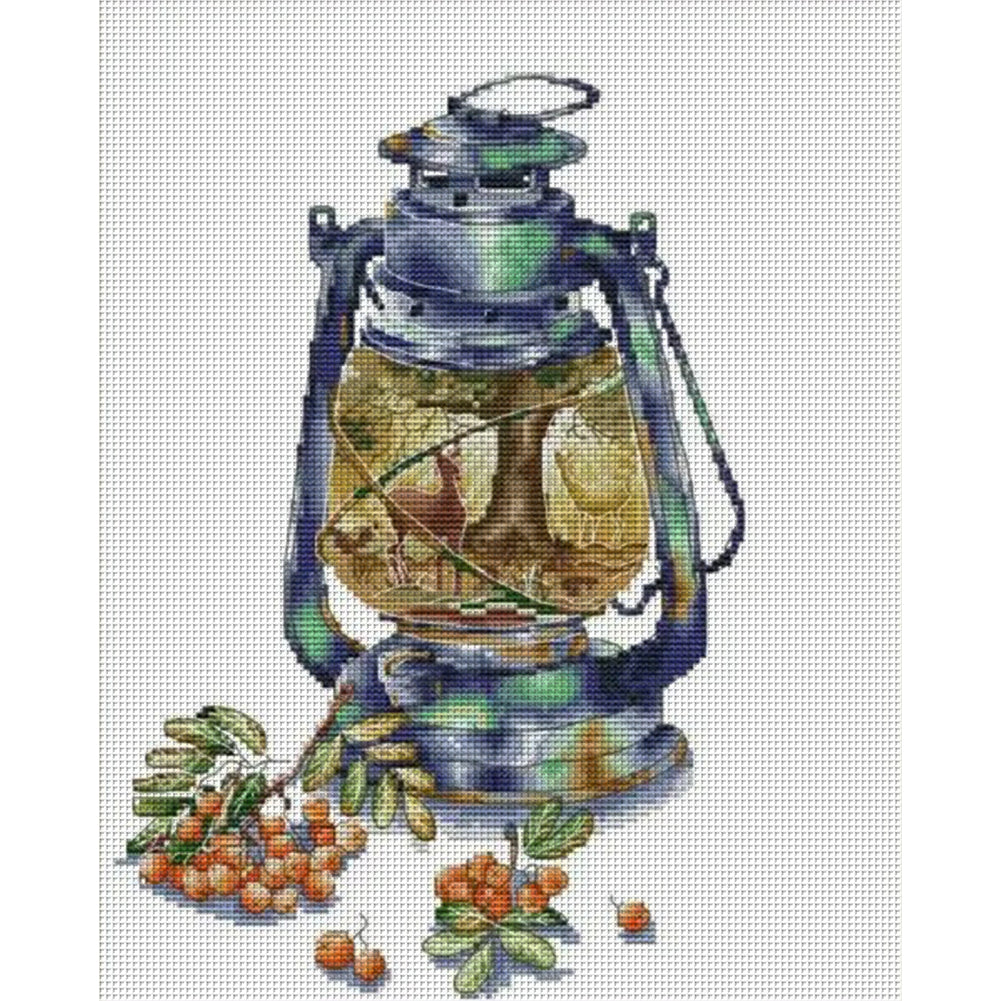 Autumn Impression 2 - 14CT Stamped Cross Stitch 30*37CM(Joy Sunday)