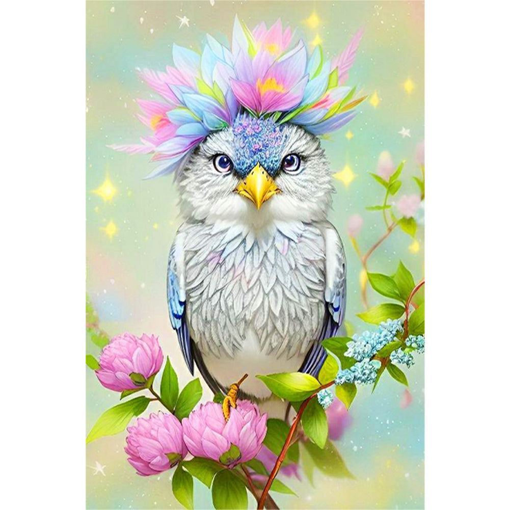 Dressed Up Bird - Full Round Drill Diamond Painting 40*60CM