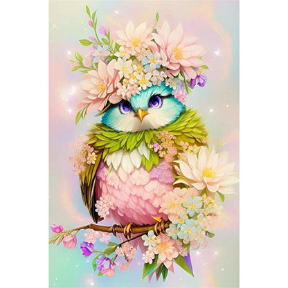 Dressed Up Bird - Full Round Drill Diamond Painting 40*60CM