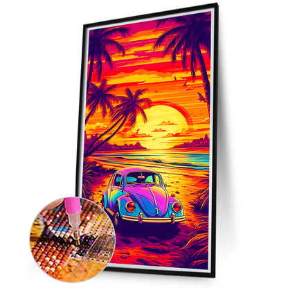 Sunset - Full Round Drill Diamond Painting 40*70CM