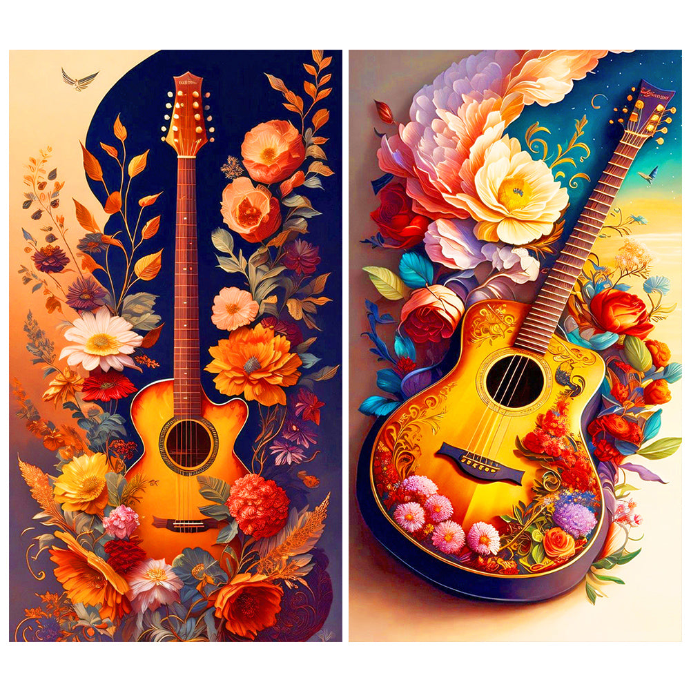 Musical Instrument - Full Round Drill Diamond Painting 40*70CM