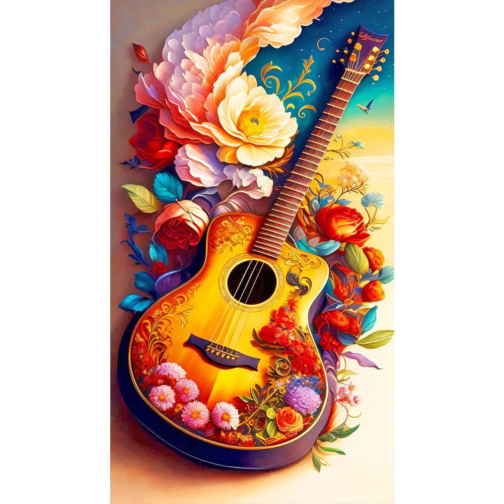 Musical Instrument - Full Round Drill Diamond Painting 40*70CM