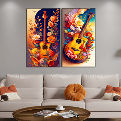 Musical Instrument - Full Round Drill Diamond Painting 40*70CM