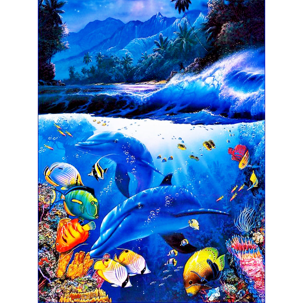 The Underwater World - Full Round Drill Diamond Painting 30*40CM