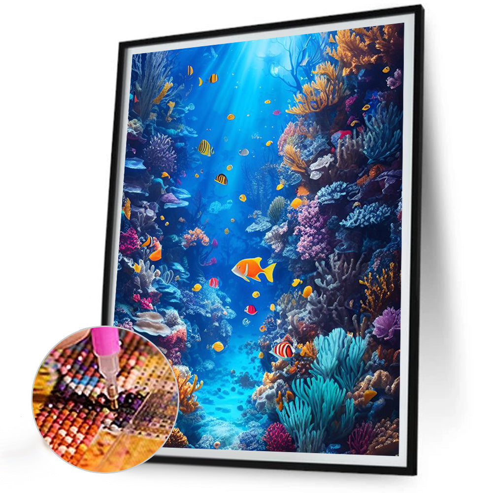 The Underwater World - Full Round Drill Diamond Painting 30*40CM