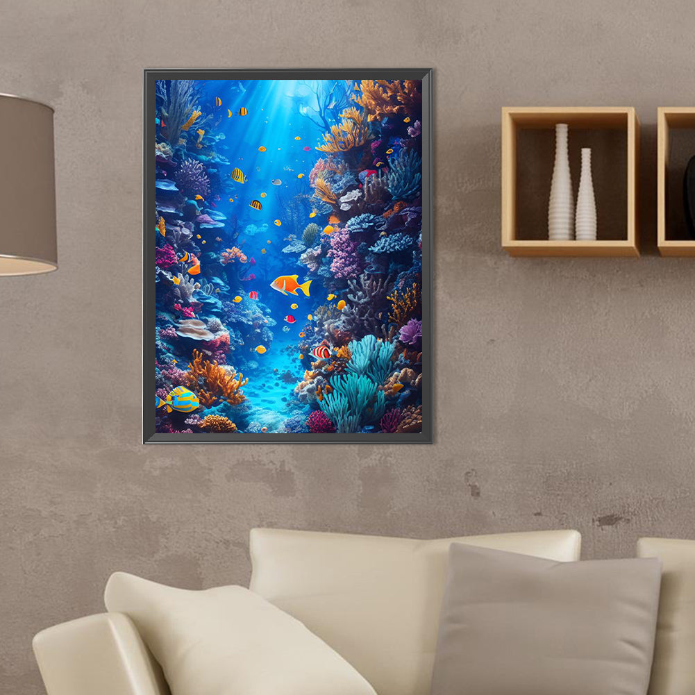The Underwater World - Full Round Drill Diamond Painting 30*40CM