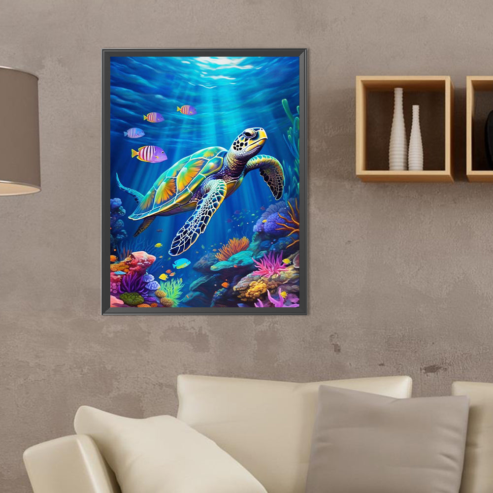 The Underwater World - Full Round Drill Diamond Painting 30*40CM
