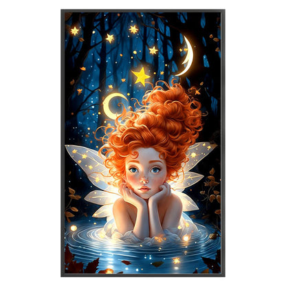 Orange-Haired Elf - 11CT Stamped Cross Stitch 40*65CM(Joy Sunday)