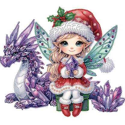 Elf Angel - Special Shaped Drill Diamond Painting 30*30CM