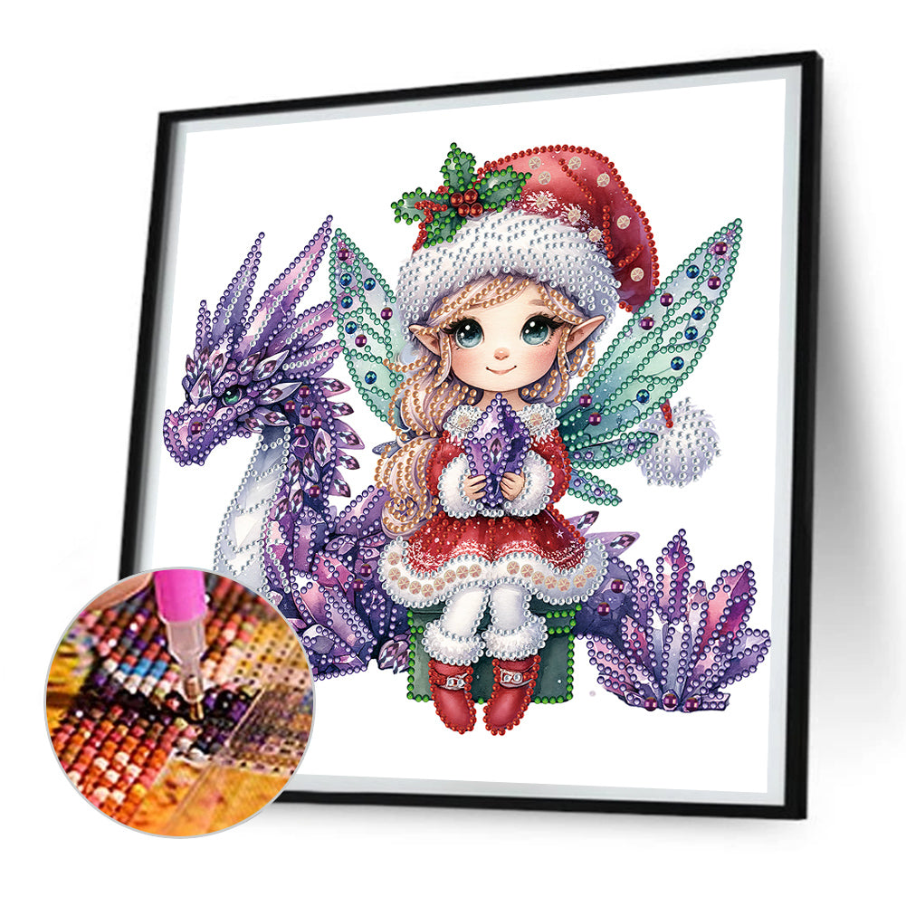 Elf Angel - Special Shaped Drill Diamond Painting 30*30CM