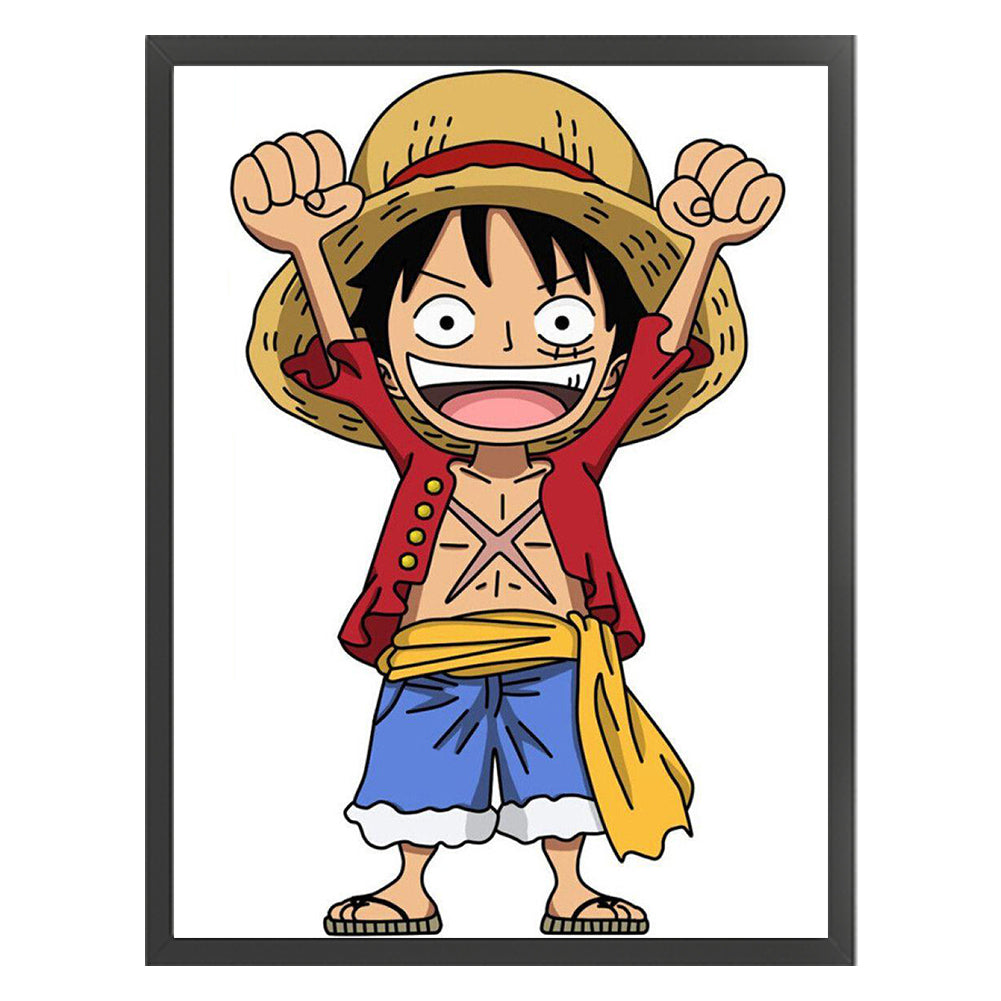 One Piece - 11CT Stamped Cross Stitch 40*53CM(Joy Sunday)