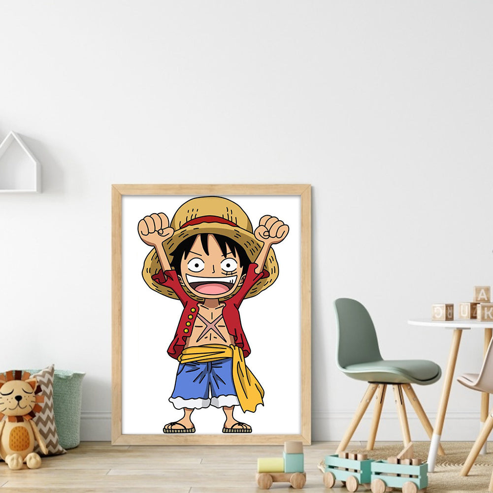 One Piece - 11CT Stamped Cross Stitch 40*53CM(Joy Sunday)