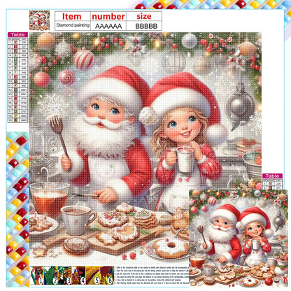 Cooking Together At Christmas - Full Square Drill Diamond Painting 30*30CM