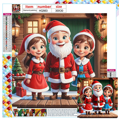 Christmas Photo - Full Square Drill Diamond Painting 30*30CM