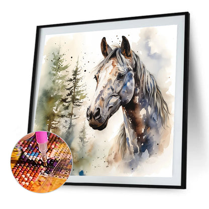 Horse - Full Round Drill Diamond Painting 35*35CM