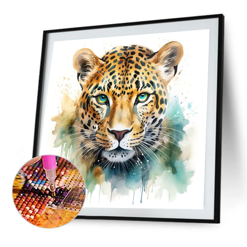 Leopard - Full Round Drill Diamond Painting 35*35CM